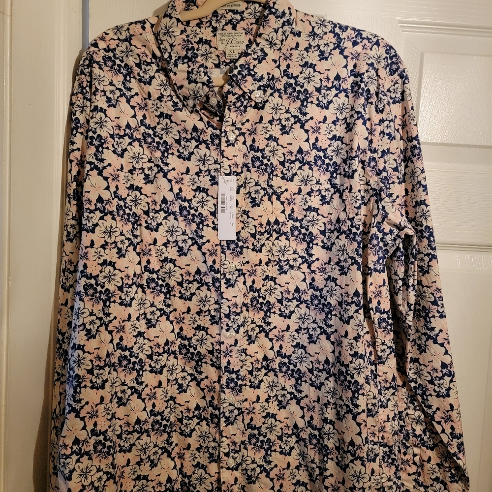 JCrew floral shirt